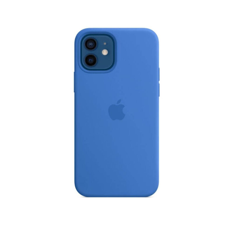 iPhone 12 Siclicon Case Blue
