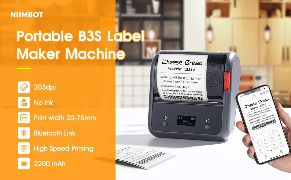 NIIMBOT B3S Label Maker Printers