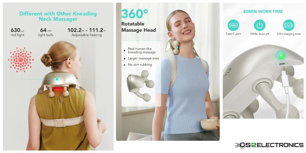 SKG H7 Ultra Neck and Shoulder Shiatsu Massager