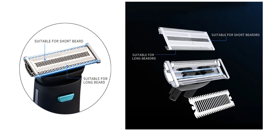 Shaving Tri Razor Vtune TRi-Razor Waterproof Beard Trimmer AS2 Electronics