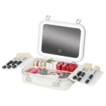 Green Lion Fest Makeup Bag With LED Mirror