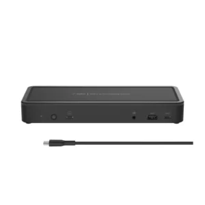 Belkin 14 Port USB C Docking Station With 65W Power Delivery And 4K Multi Display Support Black