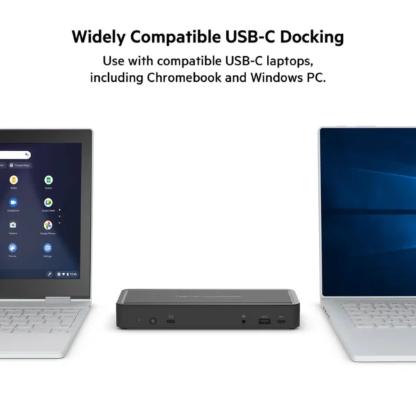 محطة إرساء Belkin ذات 14 منفذ USB-C مع خاصية توصيل الطاقة بقدرة 65 واط ودعم شاشات متعددة بدقة 4K، باللون الأسود