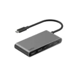 Belkin USB C 5 Port Hub With 4K 60Hz HDMI And 100W Power Delivery Black
