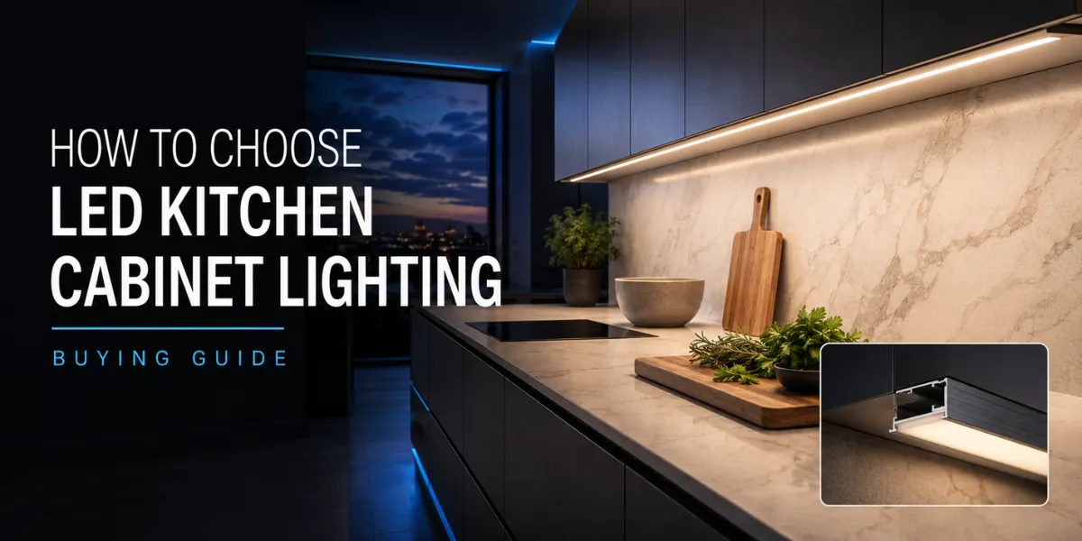 LED Kitchen Cabinet Lighting Choosing Guide