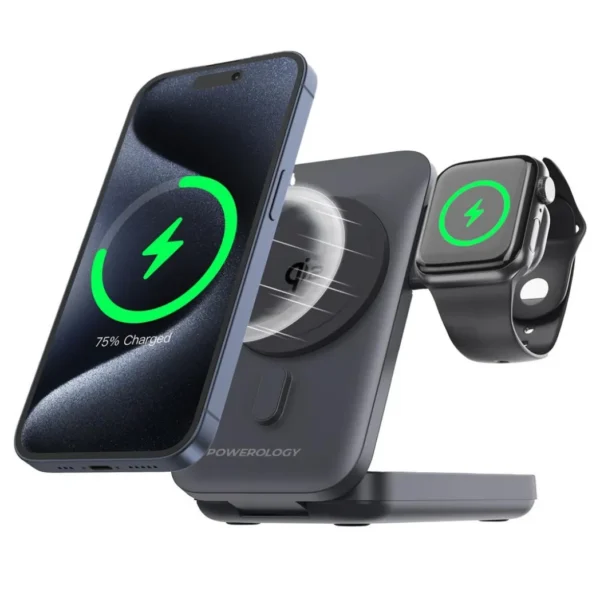 Powerology 10000mAh Qi2 MagSafe Power Bank 15W for iPhone