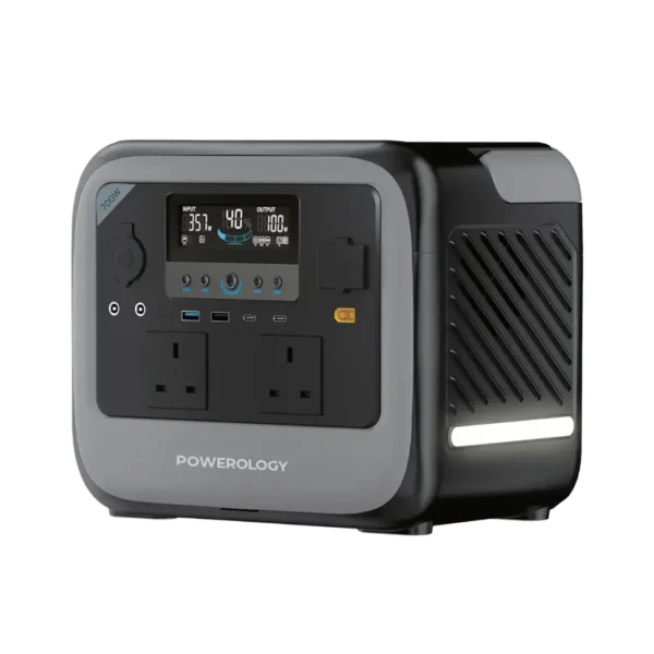 Powerology Pater II 700W Portable Power Station 472.5Wh