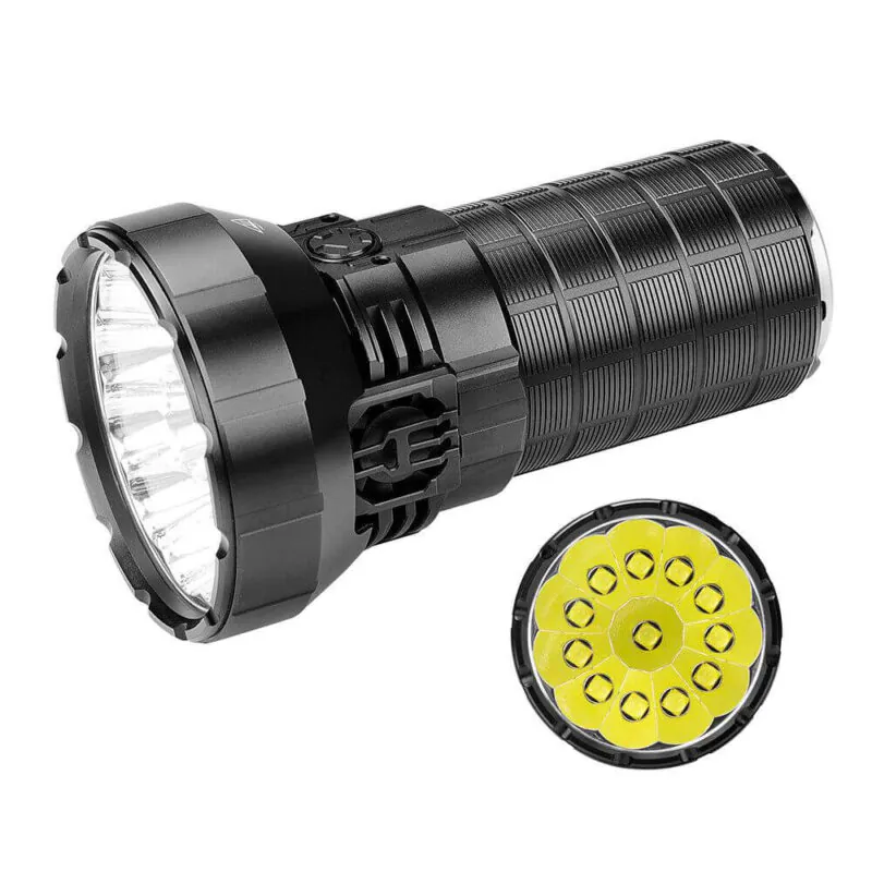 IMALENT MS12 Mini Flashlight 65000 Lumens 1036M with 12 CREE XHP 70.2 LEDs