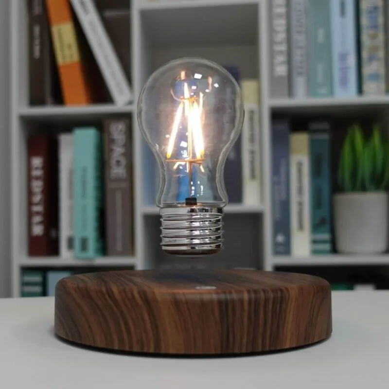 Levitating Desk Table Lamp Magnet Floating Bulb