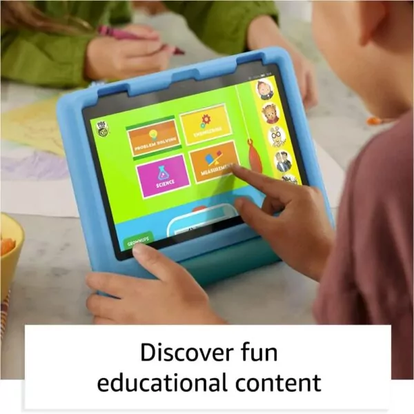 إصدار Amazon Fire HD 8 Kids Edition الجديد بسعة 32 جيجابايت من الجيل الثاني عشر - إصدار 12