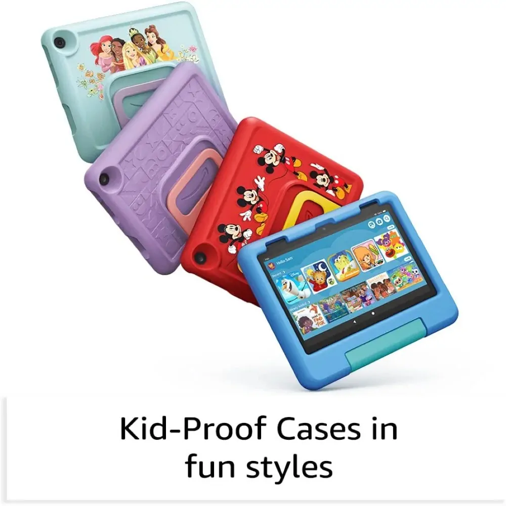 إصدار Amazon Fire HD 8 Kids Edition الجديد بسعة 32 جيجابايت من الجيل الثاني عشر - إصدار 12