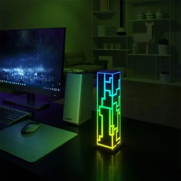 مكعب إضاءة RGB-مصباح ليلي قائم-مزاج