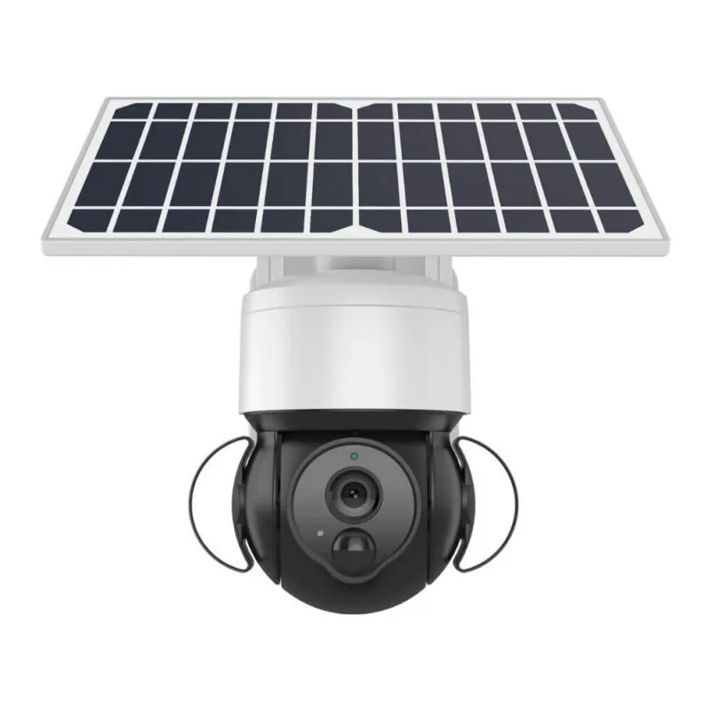 Solar Panel Battery Security Camera Outdoor PTZ 4GWifi