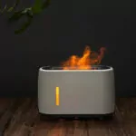 Ultrasonic-Aroma-Flame-Humidifier