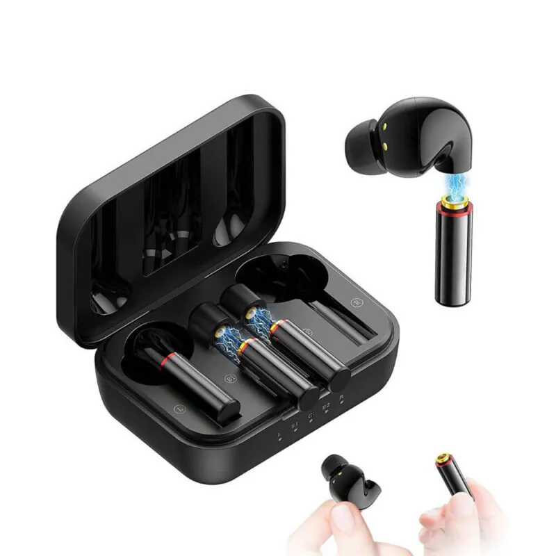 Wireless Earbuds Bluetooth With Replaceable Battery 100H Playtime