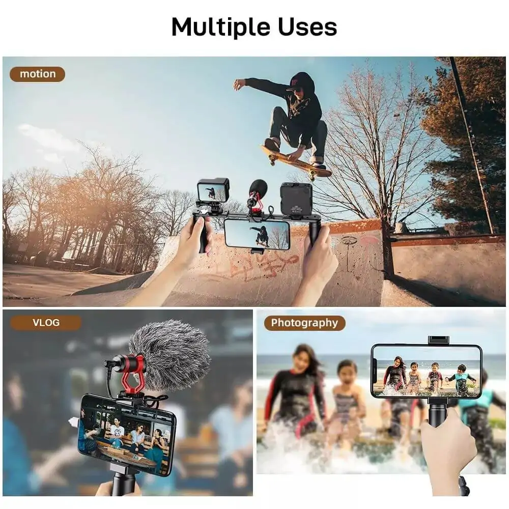 Apexel VG02 Smartphone Video Dual Handle Grip