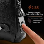 Classic Anti Theft Clutch Handbag with Fingerprint