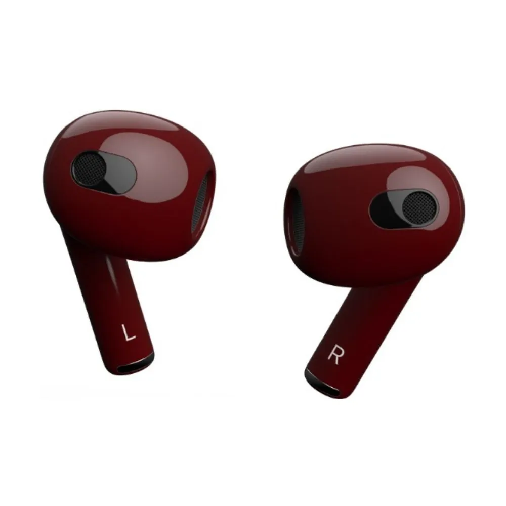 Airpods 3 Maroon Glossy Buds