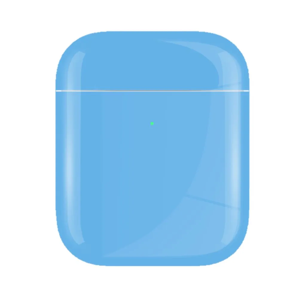 AirPods 2 Wireless Blue Glossy Charging Case