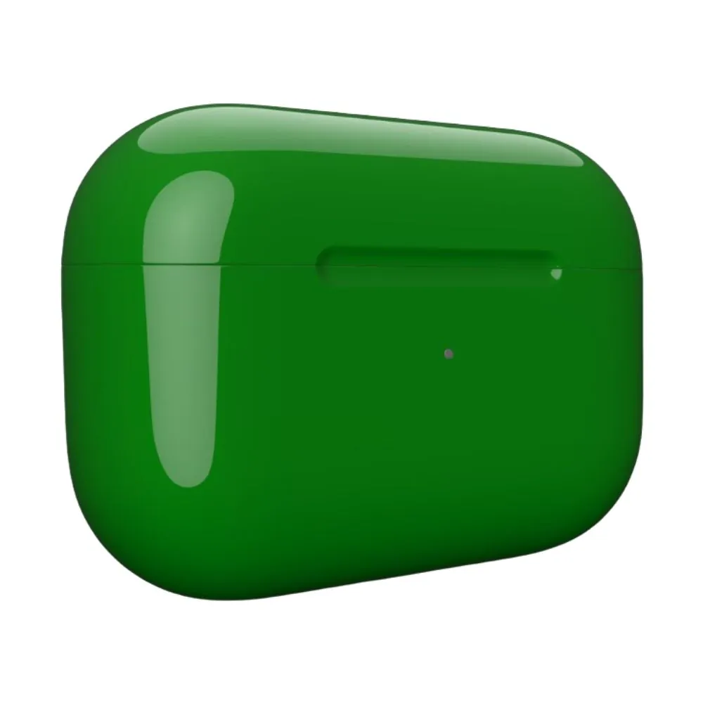 Aipods Pro Green Glossy charging case