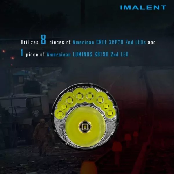 IMALENT MR90 50000 Lumen Flashlight