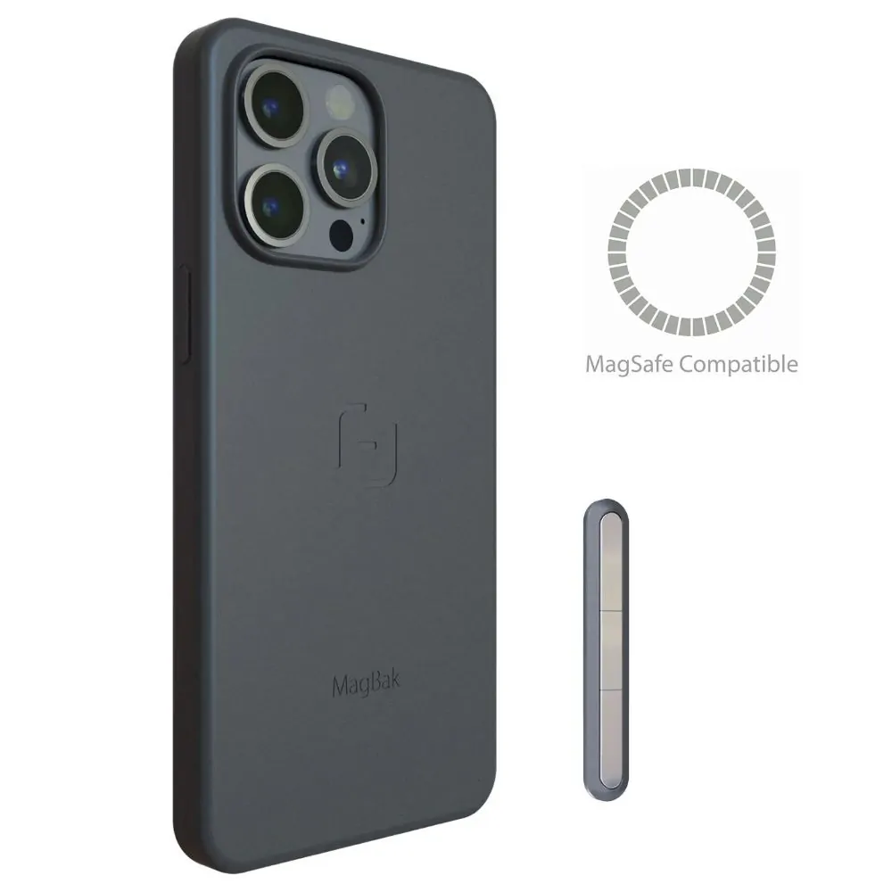 MagBak for iPhone Pro Max 14 Grey