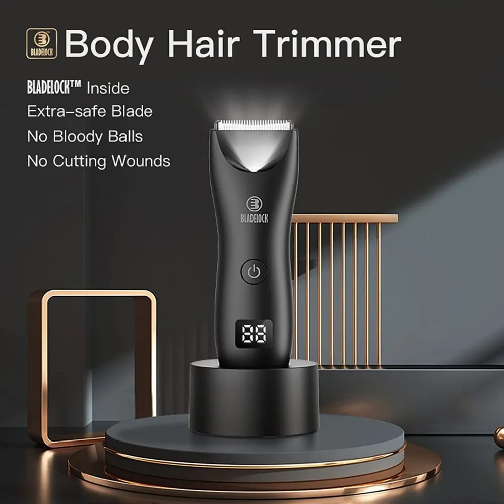 Bladelock 3 Electric Groin Hair Waterproof Trimmer for Men