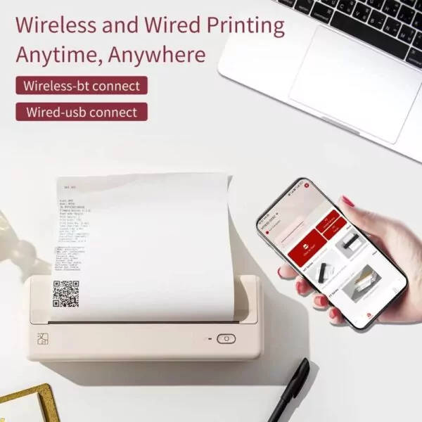 طابعات HPRT المحمولة للسفر MT810 - طابعات حرارية بدون حبر