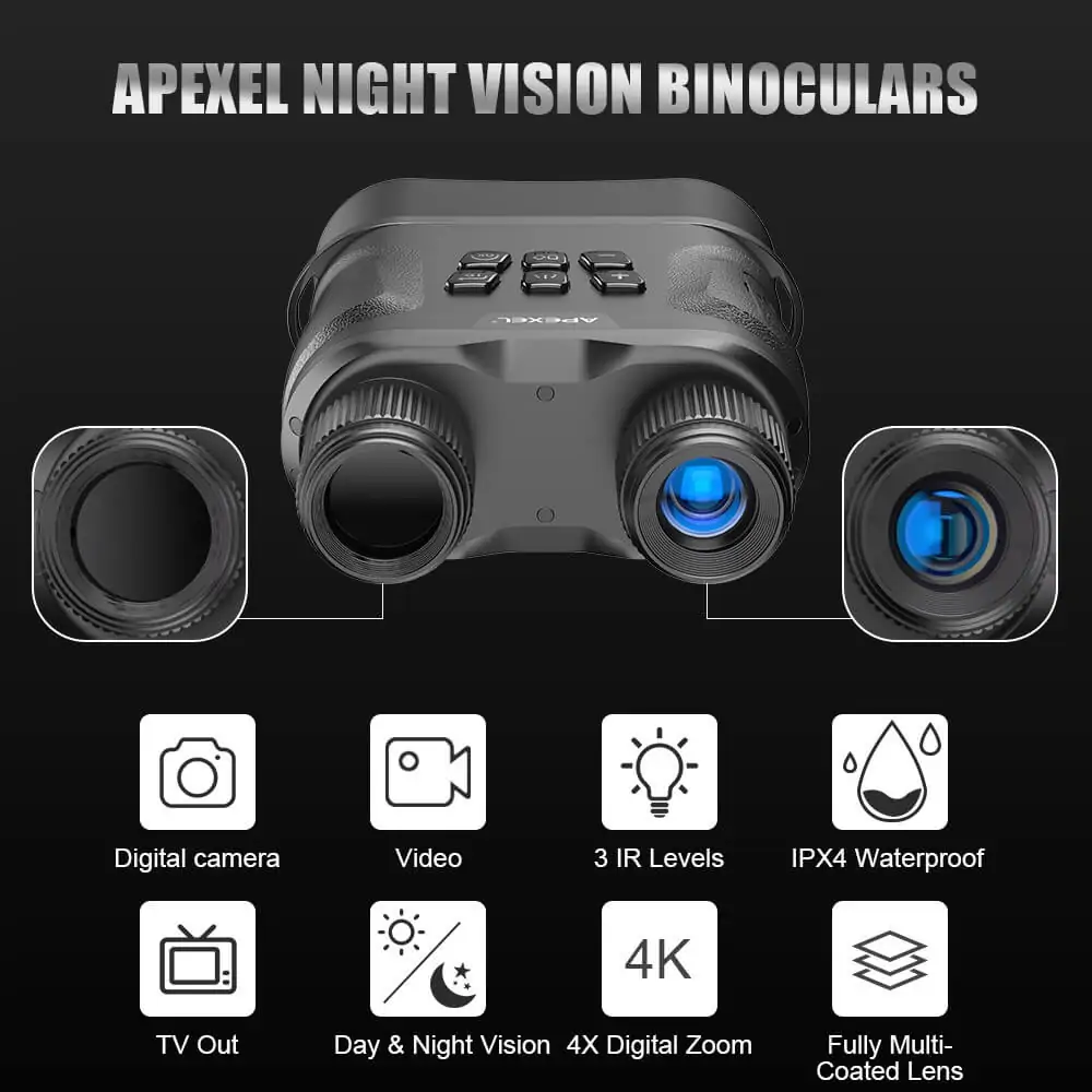 Apexel Digital Infrared Night Vision Binoculars