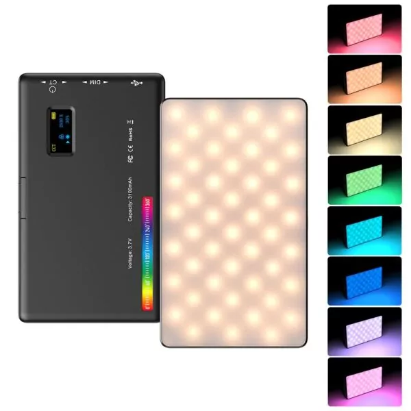 apexel-fl07-rgb-led-light-panel-vlogging-kit-1