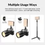 apexel-fl07-rgb-led-light-panel-vlogging-kit-2