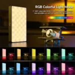 apexel-fl07-rgb-led-light-panel-vlogging-kit-4