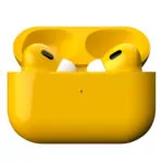 Apple Airpods Pro 2 Yellow Metallic Glossy Full