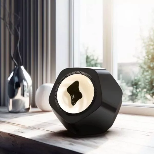 مكبر صوت بلوتوث FREKVENS Pro Magnetic Fluid باللون الأسود مكبر صوت بلوتوث سائل مغناطيسي من فريكفينز برو باللون الأسود