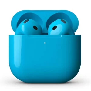 أبل Airpods 4 ANC أزرق لامع كامل