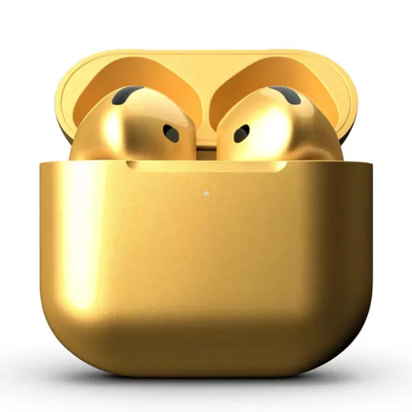 أبل Airpods 4 ANC ذهبي لامع كامل أبل Airpods 4 ANC ذهبي لامع كامل
