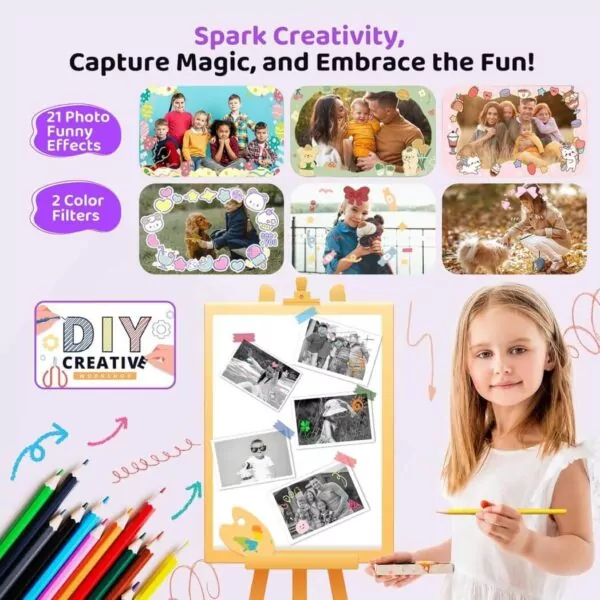 Instant Print Camera for Kids | Fun & Creative Photo Camera