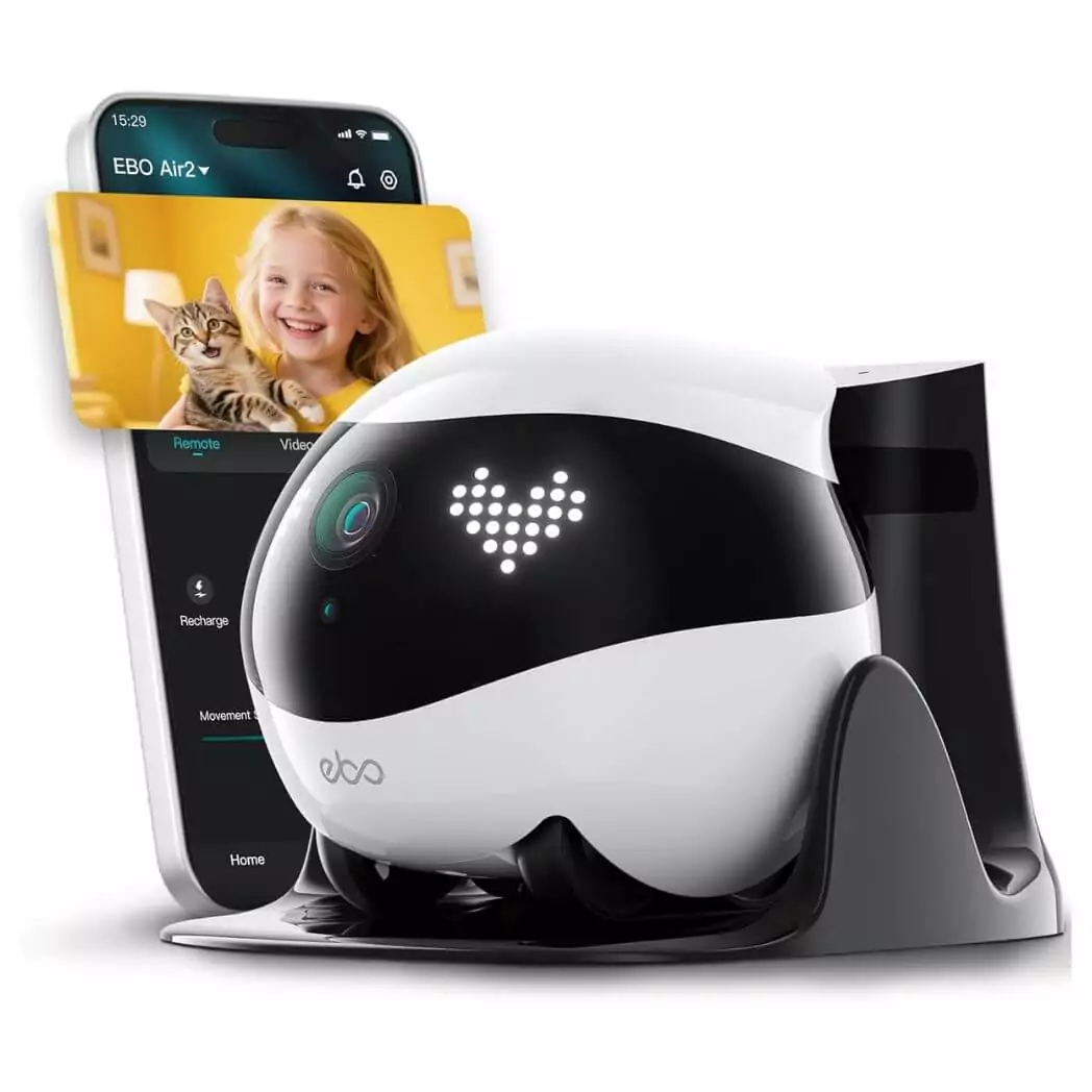 Enabot EBO Air 2 mobile 2K indoor security camera robot